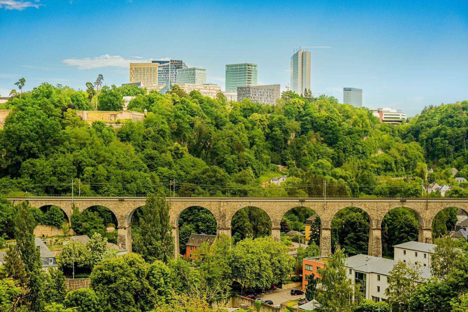 Vue de Luxembourg-Ville, contexte du chômage des travailleurs indépendants au Grand-Duché