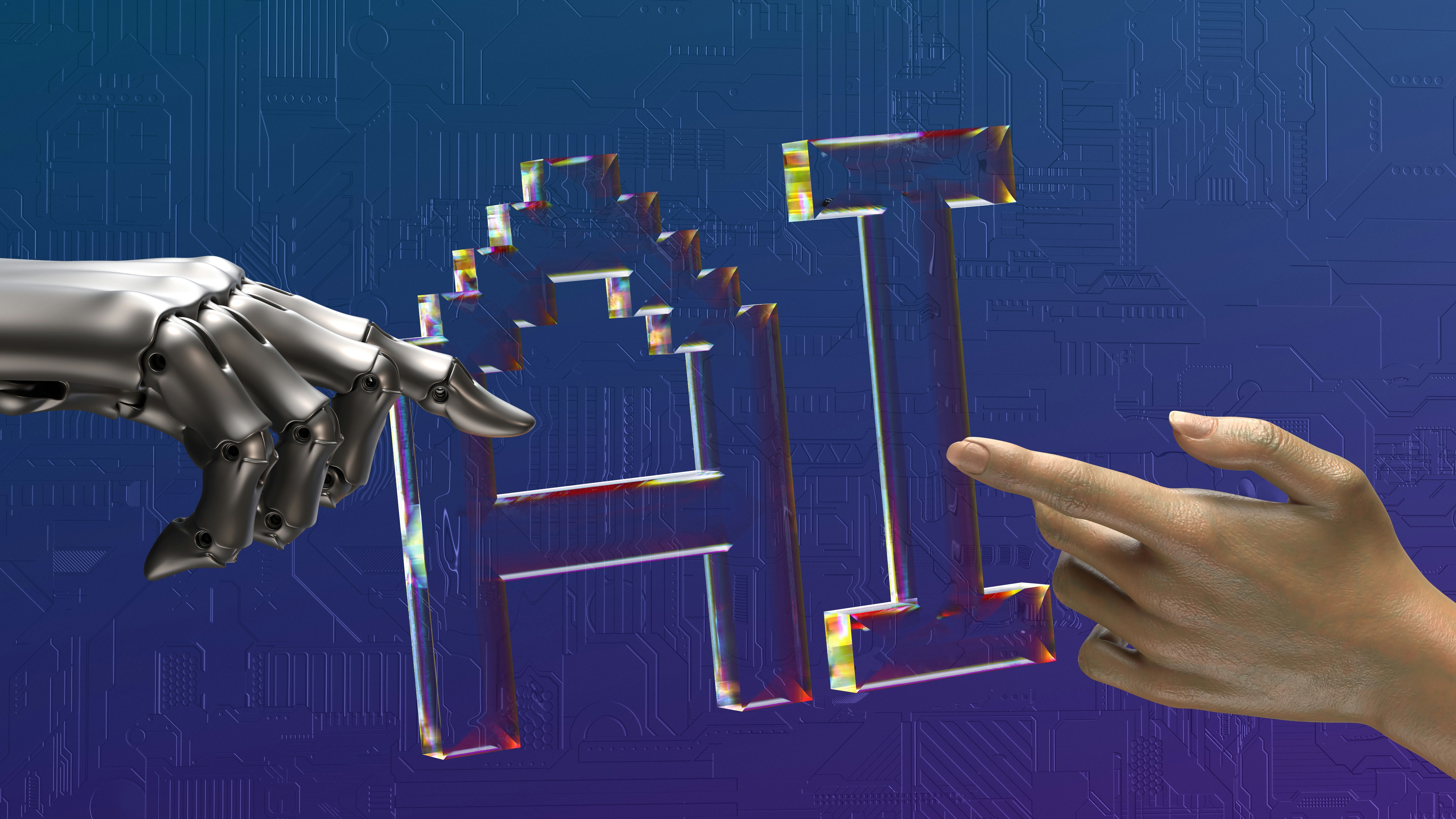 Main humaine et main robotique : l'IA et les freelances en France